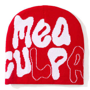 Vente en gros 100% Acrylique Jacquard Logo Hommes Crâne Cap Bonnet Haute Qualité Personnalisé Tricoté Solide Bonnet Chapeau avec Logo Designer - Product Image 2