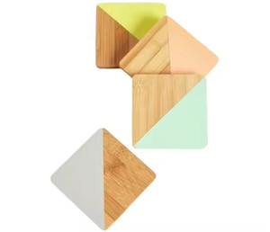 Ensemble de sous-verres de Style classique en forme d'octogone écologique en acier inoxydable de qualité supérieure - Product Image 1