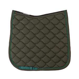 Almohadilla de sillín de doma acolchada negra con forro de polialgodón para saltar, montar a caballo, relleno de fieltro de algodón para propietarios de caballos - Product Image 1