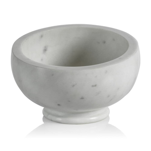 Bols de service à fruits en marbre massif de qualité exclusive de forme ronde idéal pour les ustensiles de cuisine, les repas et les salades en Inde - Product Image 5