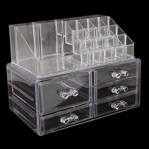 Acrylic Cosmetic Makeup Organizer <b>Storage</b> <b>Box</b> - <b>White</b> - Product Image 3