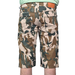 Pantalones cortos cargo multibolsillos con estilo para hombre, pantalones cortos ligeros y cómodos de verano para exteriores con cintura ajustable, logotipo estampado personalizado - Product Image 3