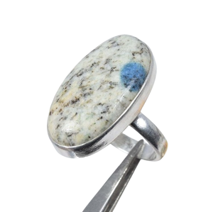 Bague de mode pour filles en gros faite à la main pierre précieuse naturelle K2 Jesper bijoux en argent sterling 925 avec timbre bagues de bijouterie fine - Product Image 1