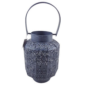 Hot Selling Modern Round Lantern Grey Wash Table <b>Large</b> Metal Lantern New Style Metal <b>Frame</b> Home Decorative Christmas - Product Image 1