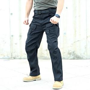 Casual Men's Straight Lightweight Tactical Cargo Pants with Multi-Pocket Custom Design 100% Cotton Hiking Joggers - Product Image 5