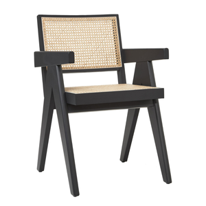 Customizable Modern <b>Dining</b> <b>Chair</b> High Quality Rattan Solid Wood Frame for Home Hotel Bar Furniture High Design Home Bar - Product Image 1