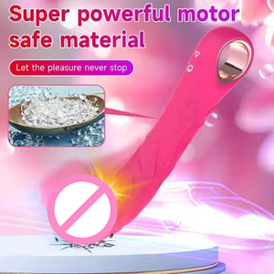 Vibromasseur réaliste en forme de rose - 10 modes puissants, rechargeable, clitoris, point G, anal, multifonction, bâton de massage, jouet sexuel B2B - Product Image 6