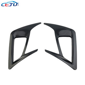 Kit carrosserie ABS aspect carbone, pare-chocs arrière, phares antibrouillard, capuchons d'aération latérale Canards pour <span class=keywords><strong>Ford</strong></span> <span class=keywords><strong>Focus</strong></span> <span class=keywords><strong>ST</strong></span> <span class=keywords><strong>Line</strong></span> X MK4 2019-2021 - Product Image 5