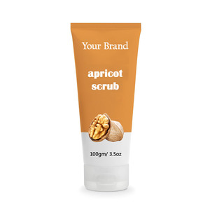 Exfoliante facial de fórmula vegana de etiqueta privada con extractos de nueces y frutas Exfoliante eficaz y suavizante de la piel para el cuerpo - Product Image 1