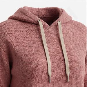 Conjunto de Sudadera con Capucha y Pantalones de Chándal de Punto Acanalado de Cachemira para Mujer, Diseño Nuevo, Ropa Deportiva Informal de Moda para Gimnasio, Color Personalizado - Product Image 4