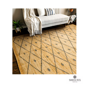 High Quality Handwoven Braided Jute Rug 100% Natural Jute Carpet Good Price Home Decorative <b>Large</b> <b>Mats</b> for Living Room Flooring - Product Image 6