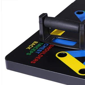 Planche de musculation 17-en-1 avec poignées, système d'entraînement de force à code couleur pour la poitrine, les épaules, le dos et les bras, entraînement à domicile - Product Image 5