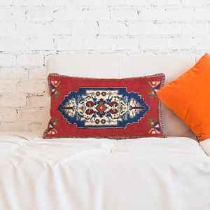 Coussin imprimé floral vintage, décoration d'intérieur de style turc, housse + insert - Product Image 1