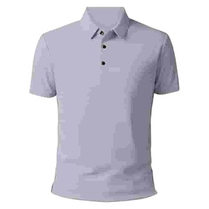 Camisas de Golf para Hombre de Alta Calidad, 100% Algodón, Tejido de Punto, Diseño Sólido, Manga Larga, Casual, Secado Rápido, Personalizable - Product Image 1