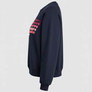 Nouveaux sweats à capuche pour femmes en bleu marine personnalisés avec logo imprimé, décontractés, chauds, streetwear d'hiver, respirants, pour l'extérieur - Product Image 3