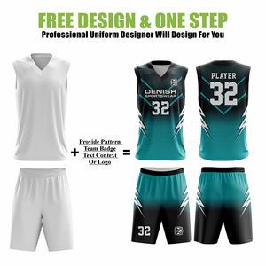 Ensembles d'uniformes de basket-ball pour jeunes Maillots et shorts sublimés personnalisés Tissu à séchage rapide pour équipes - Product Image 2