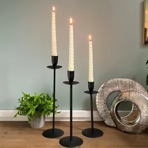 Soporte de vela Nuevo diseño Portavelas de metal para decoración del hogar Nuevo portavelas con acabado vintage en precio al por mayor - Product Image 2