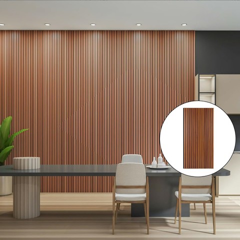 Modern Acacia Acoustic Wood Panels for School Home Office Living Room Warehouse-Versatile Wall Decor Available Wholesale