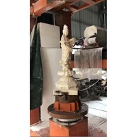 Máquina de grabado CNC automática vertical de 5 ejes para tallado de piedra en 3D y piezas pesadas
