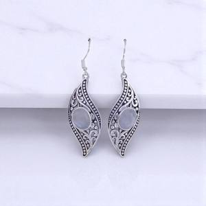 925 <b>Silver</b> <b>Drop</b> <b>Earring</b> Bulk Wholesale <b>Silver</b> Fine <b>Earrings</b> - Product Image 3
