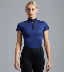 Camiseta de Equitación para Mujer, Tejido Elástico, Absorbente de Humedad, Cómoda, Elegante, Deportiva, Transpirable - Product Image 1