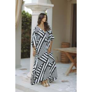 Women's Premium Velvet Kaftan Formal Modest <b>Dress</b> with Solid Deep V Neck Regular Sleeves Beach Wear Cover up - Product Image 3