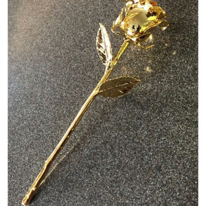 Luxury Design Decorative 24K Gold Rose Vintage 24K Gold Plated Flower Perfect <b>Gift</b> for Mother's Day <b>Christmas</b> Valentines Day - Product Image 4