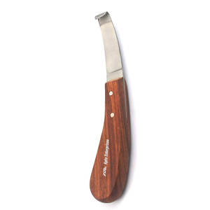 Cuchillo para Cascos de Acero Inoxidable de Hoja Ancha para Zurdos, Reutilizable, para Trabajos de Herrador Equino, Herramienta Profesional para Recortar Cascos - Product Image 5