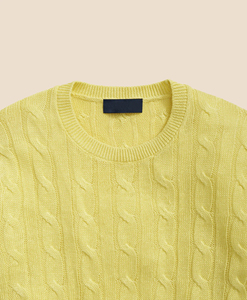 Suéter Casual de Mujer de Manga Larga con Puños Acanalados Personalizados, Dobladillo en Contraste y Acabado Afelpado de Nylon/Acrílico, Fabricado por un Productor de Prendas de Punto - Product Image 2