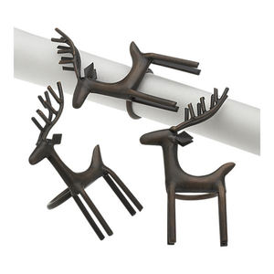 Rond de serviette oiseau antique, Rond de serviette en métal coulé - Product Image 3