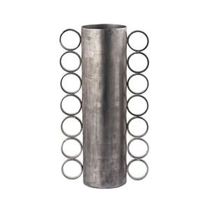 Vase demi-mannequin en fer forgé Art Déco fait main avec base antidérapante pour la décoration de table à la maison et au bureau - Product Image 1