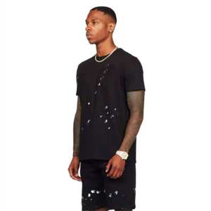 OEM Custom Fashionable <b>Men</b> <b>T</b>-<b>Shirt</b> <b>and</b> <b>Short</b> <b>Set</b> - Perfect for Casual <b>and</b> Everyday Adventures - Product Image 3