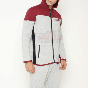 Chándal de Hombre de Alta Calidad, Ecológico, 100% Algodón, Cortavientos, con Capucha y Cierre de Cordón, Manga Larga, Ligero - Product Image 4