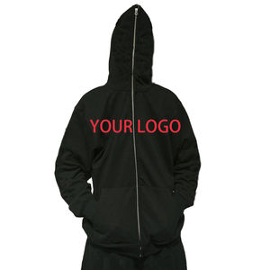 Sweat à capuche zippé et lourd pour hommes 100% coton personnalisé Streetwear Sweat à capuche zippé avec logo personnalisé OEM - Product Image 6