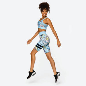 Short de vélo POP en tissu super lisse fabriqué sur mesure avec extensible dans les 4 sens 85% polyester 15% élasthanne - Product Image 5