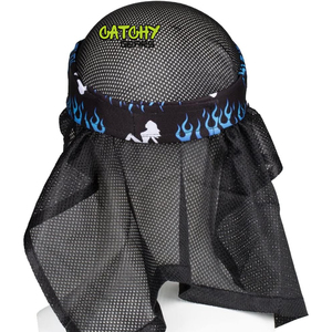 Bandes de tête de sport pour paintball par sublimation, bandeaux absorbants la transpiration, cache-cou pour jeux en extérieur, impression de logo personnalisée - Product Image 6