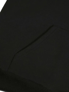 Vente en gros de produits populaires sweat à capuche en molleton avec logo personnalisé pour hommes sweat à capuche en molleton épais uni rudiments personnalisés, coton mélangé - Product Image 2