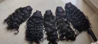 Extensions de cheveux humains russes 100% vierges Remy, double trame machine, fermeture Jerry Loose Deep Wave, 20 pouces, toutes couleurs