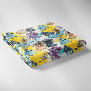 Custom Digital Printing <strong>Cotton</strong> Waffle <strong>Fabric</strong> NO MOQ Sample Free - Product Image 5