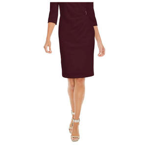 Abito da donna Calvin Klein lussuoso a trapezio con spalle scoperte, modello tubino, XL, confortevole, da festa, viola glitterato, lunghezza al pavimento - Product Image 3