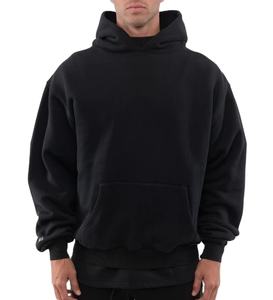 Sudadera con Capucha Extra Grande para Hombre, Impermeable, de Forro Polar, 100% Algodón, 340g, con Estampado Puff y Logotipo Personalizado en la Parte Delantera, Cómoda - Product Image 5