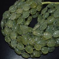 Vente en gros de perles de pierre Prehnite à facettes de 8mm, pierres précieuses lisses sculptées à la main pour bracelet, fabrication de bijoux, fourniture de pierres précieuses en vrac