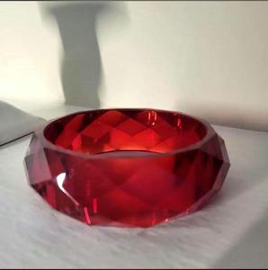 Big Trendy <b>Acrylic</b> Chunky Statement Bangle Eco-Friendly Customizable Wedding Fashion African <b>Jewelry</b> - Product Image 1