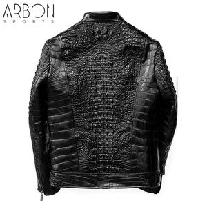 Veste en cuir de texture élégante pour hommes, cuir PU de la plus haute qualité, doublure douce, veste de mode moderne décontractée et streetwear - Product Image 3
