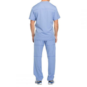 À la mode personnalisé extensible hôpital logo spandex hôpital médecin uniforme extensible médical gommages ensemble hommes combinaisons d'allaitement - Product Image 2