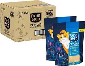 Litière pour chat en cristal de surveillance de la santé Fresh Step, technologie de pH non agglomérante et à changement de couleur, 14 lb (2 paquets de sacs de 7 lb) - Product Image 4