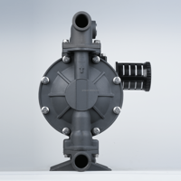 Pompe à double diaphragme pneumatique en alliage d'aluminium GK 1 pouce 25 mm, pompe à huile, pompe à carburant, pompe à essence, traitement de l'eau, corps central en PP