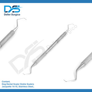 Curette dentaire pour chien, curette en forme de faucille, Jacquette 14 15, acier inoxydable, instruments parodontaux, curettes dentaires, Gracey parodontal - Product Image 2