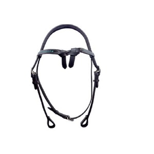 Cabezada de cuero negro de alta calidad premium hecha a mano por fabricante exportador al mejor precio con nudo Futurity - Product Image 1