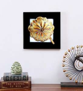 การจัดแสดงภายในบ้านศิลปะผนังสีทองตกแต่งบ้านโลหะภายในห้องนั่งเล่นศิลปะแขวนของขวัญบ้านโชว์รูมสำหรับสำนักงาน - Product Image 6